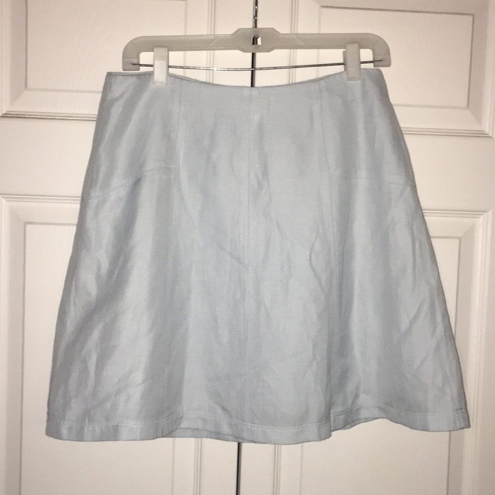 Powder Blue Loft Mini Skirt